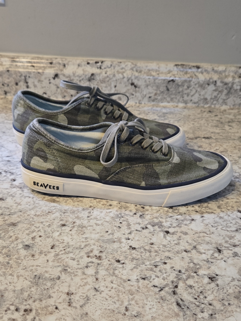 SeaVees Legend Saltwash Herringbone Twill Camo Sneaker